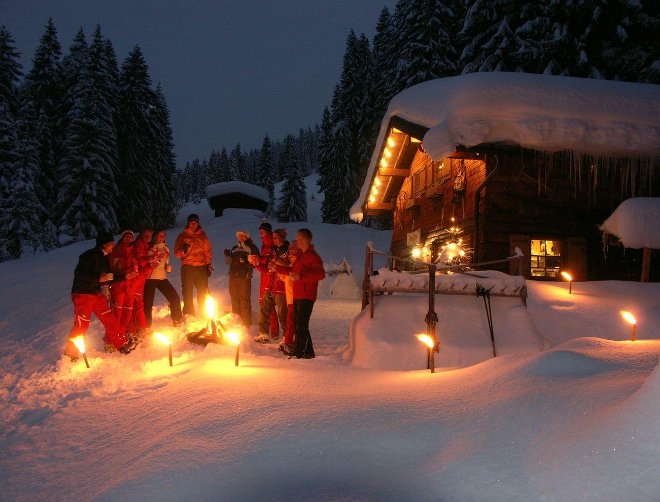 Winter holidays in the Kleinwalsertal valley